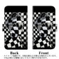 iPhone6 PLUS 高画質仕上げ プリント手帳型ケース(通常型)【357 bk&wh】