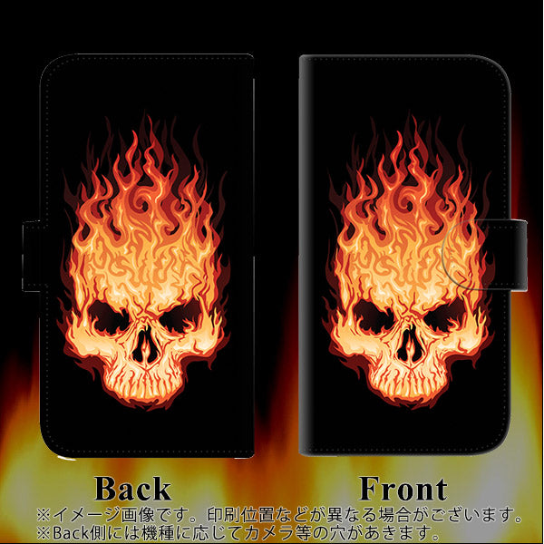 iPhone6 PLUS 高画質仕上げ プリント手帳型ケース(通常型)【364 ドクロの怒り】