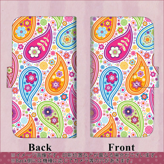iPhone6 PLUS 高画質仕上げ プリント手帳型ケース(通常型)【378 カラフルペイズリー】
