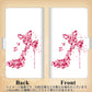au アクオス センス3 ベーシック SHV48 高画質仕上げ プリント手帳型ケース(通常型)【387 薔薇のハイヒール】
