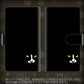 OPPO（オッポ） AX7 高画質仕上げ プリント手帳型ケース(通常型)【398 黒ネコ】