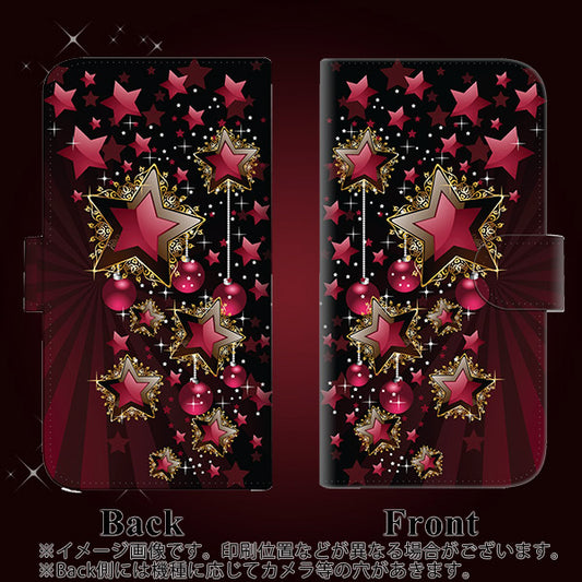 iPhone6 PLUS 高画質仕上げ プリント手帳型ケース(通常型)【434 星の壁】