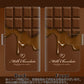 SoftBank シンプルスマホ4 704SH 高画質仕上げ プリント手帳型ケース(通常型)【536 板チョコ-ハート】