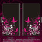 AQUOS wish SHG06 au 高画質仕上げ プリント手帳型ケース(通常型)【585 闇に舞う蝶】