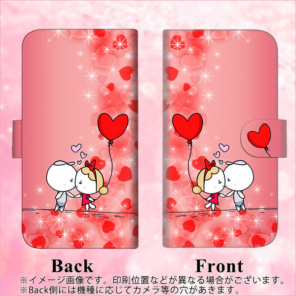 iPhone6 PLUS 高画質仕上げ プリント手帳型ケース(通常型)【655 ハートに染まった恋】