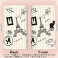 Y!mobile かんたんスマホ2 A001KC 高画質仕上げ プリント手帳型ケース(通常型)【694 パリの絵】