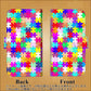 iPhone6 PLUS 高画質仕上げ プリント手帳型ケース(通常型)【727 カラフルパズル】