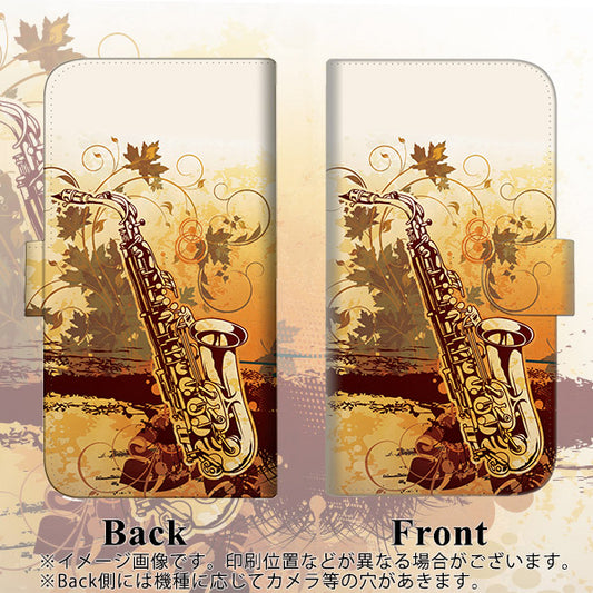 iPhone6 PLUS 高画質仕上げ プリント手帳型ケース(通常型)【EK909 哀愁のサックス】