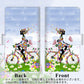 楽天モバイル Rakuten BIGs 高画質仕上げ プリント手帳型ケース(通常型)【EK911 花と少女と自転車】