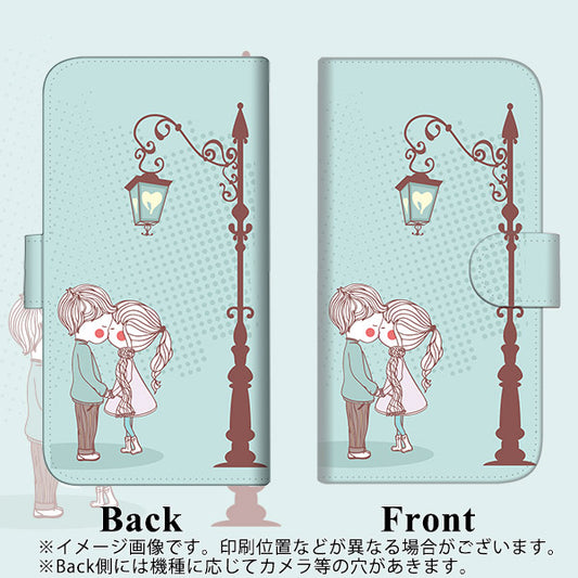 iPhone6 PLUS 高画質仕上げ プリント手帳型ケース(通常型)【EK913 小さなカップル】