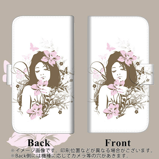 iPhone6 PLUS 高画質仕上げ プリント手帳型ケース(通常型)【EK918  優雅な女性】