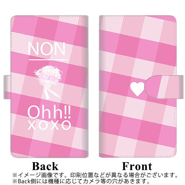 Softbank シンプルスマホ3 509SH 高画質仕上げ プリント手帳型ケース(通常型)【FD806 ブーケ】