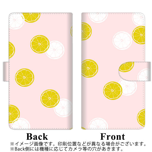 docomo エクスぺリア ワン SO-03L 高画質仕上げ プリント手帳型ケース(通常型)【FD811 レモン】