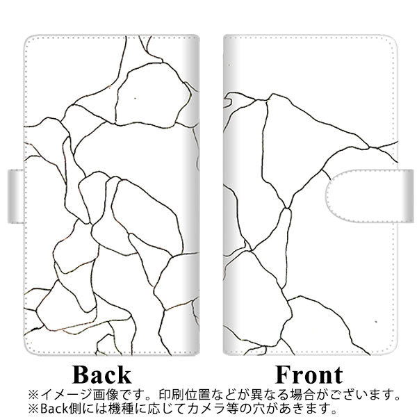iPhone XS 高画質仕上げ プリント手帳型ケース(通常型)【FD826 ボーダーライン03（稲永）】