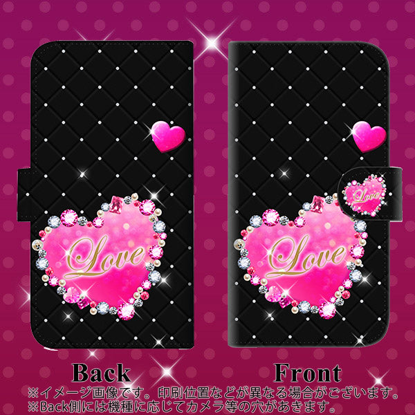 iPhone6 PLUS 高画質仕上げ プリント手帳型ケース(通常型)【SC823 スワロデコ風プリント】