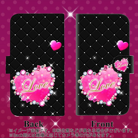 iPhone6 PLUS 高画質仕上げ プリント手帳型ケース(通常型)【SC823 スワロデコ風プリント】