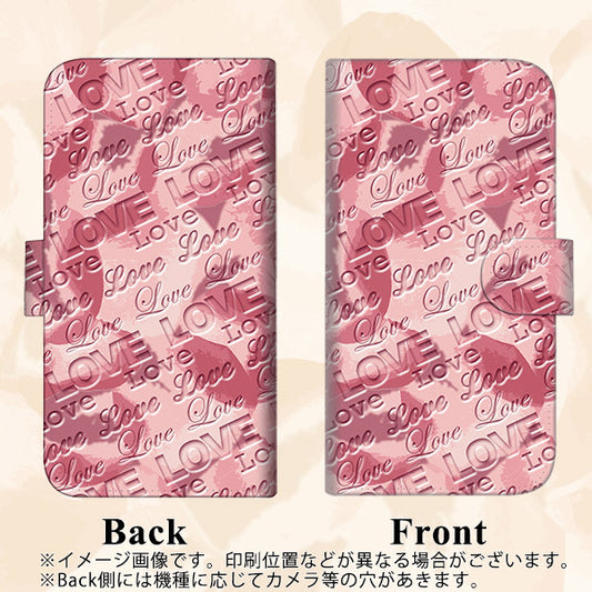 iPhone6 PLUS 高画質仕上げ プリント手帳型ケース(通常型)【SC844 フラワーヴェルニLOVE（ローズヴェルール）】