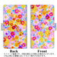 softbank アクオス R3 808SH 高画質仕上げ プリント手帳型ケース(通常型)【SC870 リバティプリント フルールドパルファン（ブルー）】