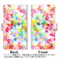 Softbank シンプルスマホ3 509SH 高画質仕上げ プリント手帳型ケース(通常型)【SC876 リバティプリント プレスドフラワー（ホワイト）】