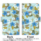 au HUAWEI（ファーウェイ） P30 lite Premium HWV33 高画質仕上げ プリント手帳型ケース(通常型)【SC883 ハワイアンアロハレトロ（ブルー）】
