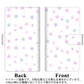 OPPO Reno7 A OPG04 au 高画質仕上げ プリント手帳型ケース(通常型)【SC891 お星さまきらきら（ホワイト）】