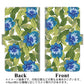 au HUAWEI（ファーウェイ） P30 lite Premium HWV33 高画質仕上げ プリント手帳型ケース(通常型)【SC896 ボタニカル ブルー＆リーフ】