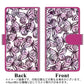Redmi Note 11 高画質仕上げ プリント手帳型ケース(通常型)【SC904 ガーデンバタフライ ピンク】