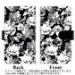 SoftBank エクスペリア XZ1 701SO 高画質仕上げ プリント手帳型ケース(通常型)【SC913 花柄モノトーン 02】