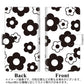 Google Pixel 3XL 高画質仕上げ プリント手帳型ケース(通常型)【SC922 デイジー ブラック】