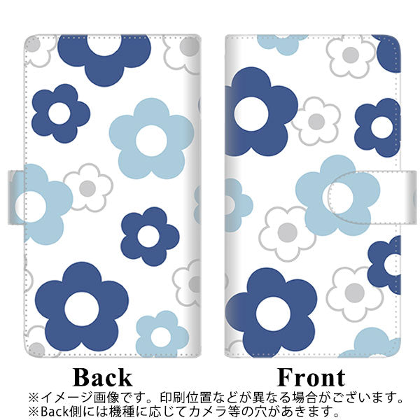 Redmi Note 10 JE XIG02 au 高画質仕上げ プリント手帳型ケース(通常型)【SC923 デイジー ブルー】