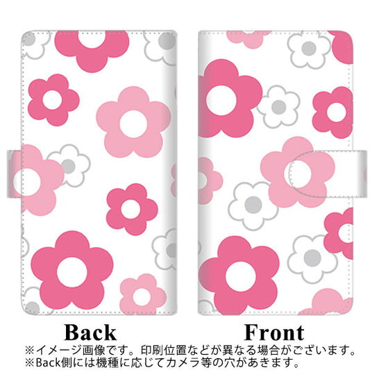 Libero 5G II A103ZT Y!mobile 高画質仕上げ プリント手帳型ケース(通常型)【SC924 デイジー ピンク】