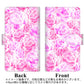 iPhone XS Max 高画質仕上げ プリント手帳型ケース(通常型)【SC928 ローズ ピンク】