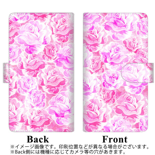 HUAWEI P40 lite 5G CDY-NA9A SC928 ローズ ピンク 通常型 プリント手帳型ケース