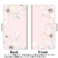 au ギャラクシー S10+ SCV42 高画質仕上げ プリント手帳型ケース(通常型)【SC949 ドゥ・フルール（オフピンク）】