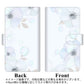 AQUOS sense6 SHG05 au 高画質仕上げ プリント手帳型ケース(通常型)【SC951 ドゥ・フルール（エンジェルブルー）】