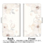 au ギャラクシー S10+ SCV42 高画質仕上げ プリント手帳型ケース(通常型)【SC952 ドゥ・フルール（セピア）】
