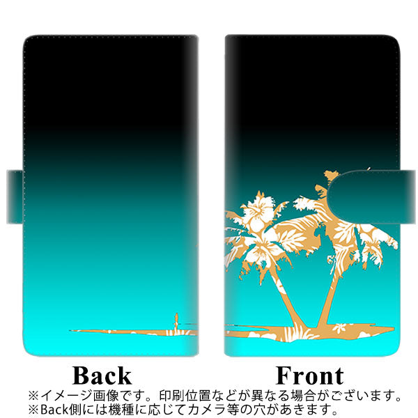 Softbank アクオス R5G 908SH 高画質仕上げ プリント手帳型ケース(通常型)【YC987 トロピカル08】