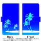 AQUOS wish A104SH Y!mobile 高画質仕上げ プリント手帳型ケース(通常型)【YC989 トロピカル10】