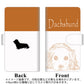 AQUOS R7 SH-52C docomo 高画質仕上げ プリント手帳型ケース(通常型)【YD813 ダックス04】