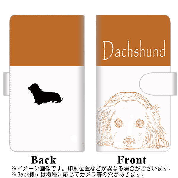 docomo ギャラクシー S8 プラス SC-03J 高画質仕上げ プリント手帳型ケース(通常型)【YD813 ダックス04】