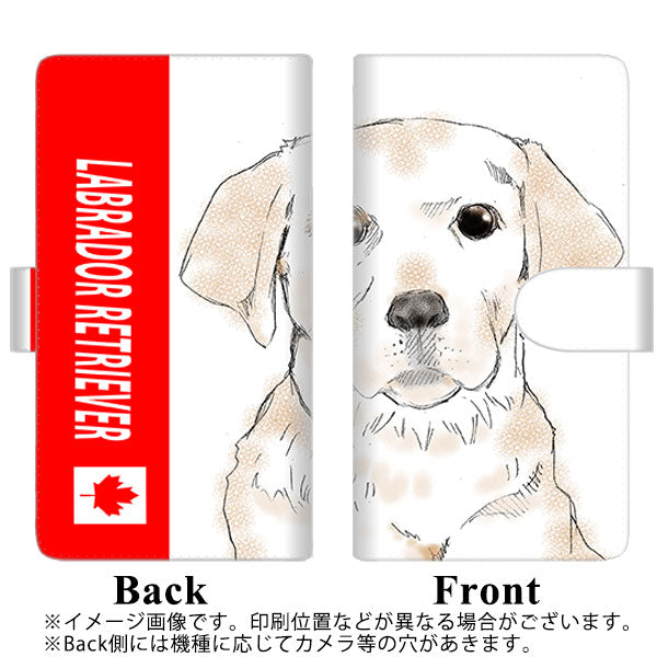 docomo LG style3 L-41A 高画質仕上げ プリント手帳型ケース(通常型)【YD821 ラブラドールレトリバー02】