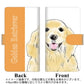 iPhone5/iPhone5s 高画質仕上げ プリント手帳型ケース(通常型)【YD827 ゴールデンレトリバー03】