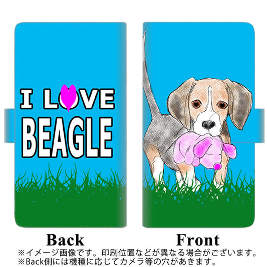 Libero 5G II A103ZT Y!mobile 高画質仕上げ プリント手帳型ケース(通常型)【YD863 ビーグル04】