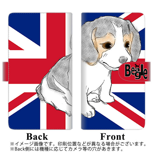 HUAWEI（ファーウェイ） P40 lite 5G CDY-NA9A 高画質仕上げ プリント手帳型ケース(通常型)【YD864 ビーグル05】