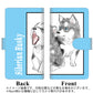 AQUOS wish A104SH Y!mobile 高画質仕上げ プリント手帳型ケース(通常型)【YD891 シベリアンハスキー02】
