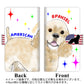 AQUOS R7 A202SH SoftBank 高画質仕上げ プリント手帳型ケース(通常型)【YD980 アメリカンコッカースパニエル01】