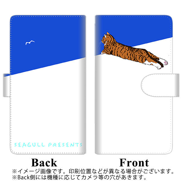 SIMフリー アクオスR6 SH-M22 高画質仕上げ プリント手帳型ケース(通常型)【YE877 らぶねこ08】