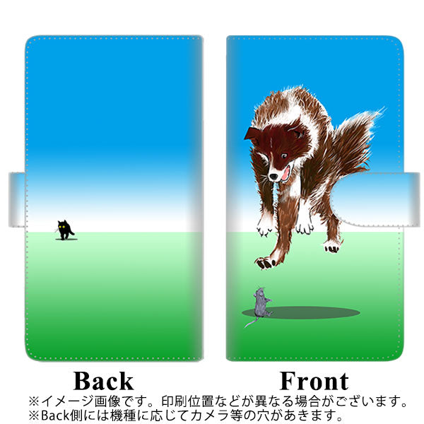 docomo アローズ ビー F-04K 高画質仕上げ プリント手帳型ケース(通常型)【YE914 ワオ！】