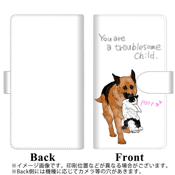 softbank アクオス R3 808SH 高画質仕上げ プリント手帳型ケース(通常型)【YE918 なかよし】