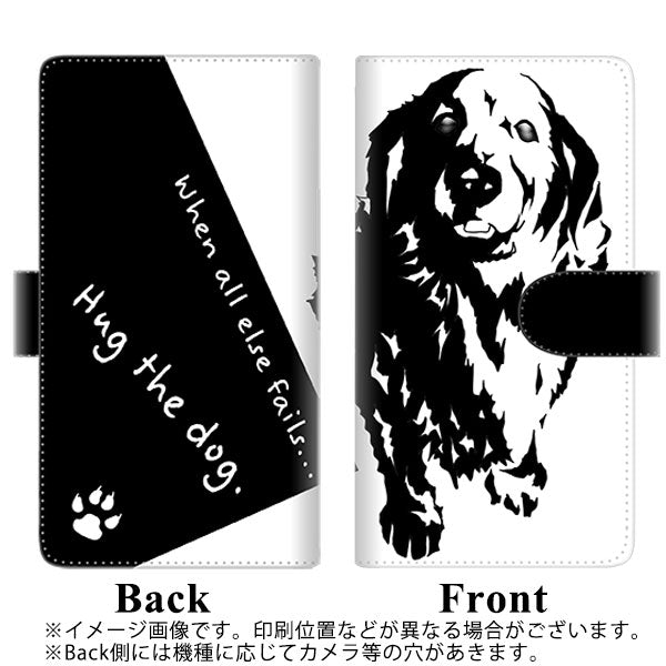 docomo アローズ ビー F-04K 高画質仕上げ プリント手帳型ケース(通常型)【YE938 ハグ】